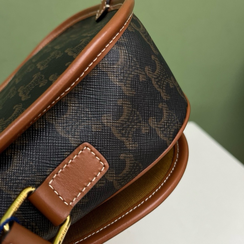 Celine老花馬鞍包-8