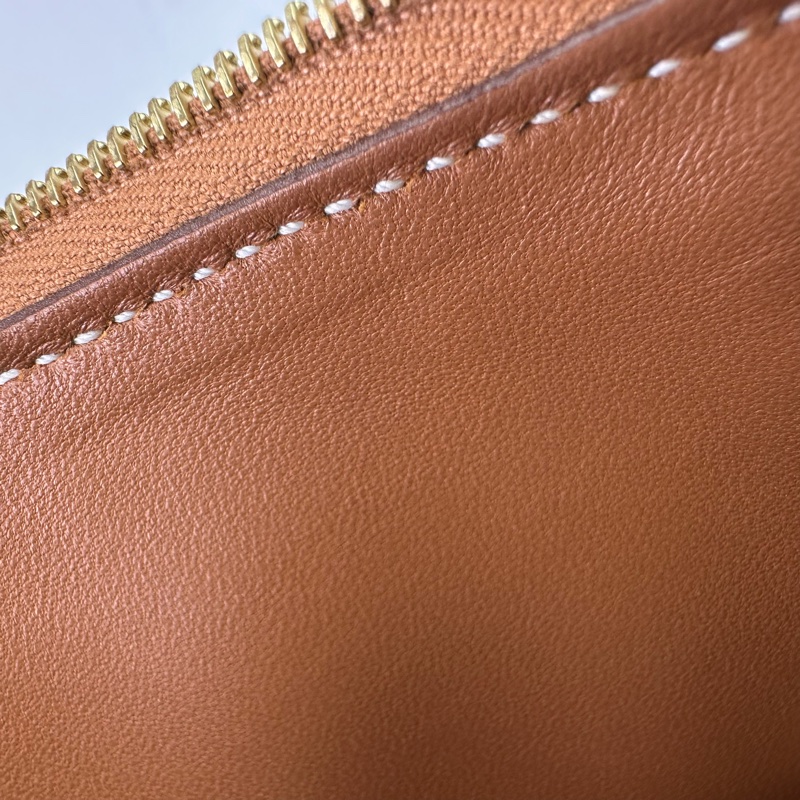 HERMES Mini Bolide 金棕色金扣 迷你保齡球包 Z Stamp-6