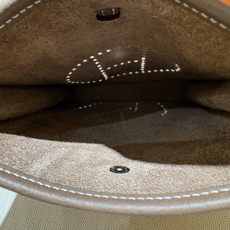 【現貨｜快速出貨】Hermès 愛馬仕 Evelyne 16 TPM 大象灰 Etoupe｜Z刻2021年｜銀釦斜背包｜附盒防塵袋-6