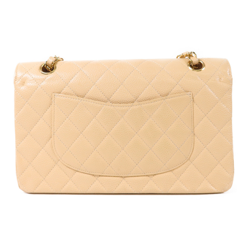 CHANEL 牛皮皮革Classic 25金扣鏈帶肩背袋-1