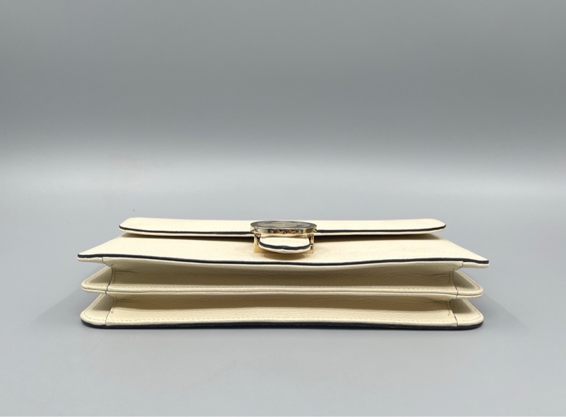 GUCCI 古馳 荔枝紋風琴斜挎包-1