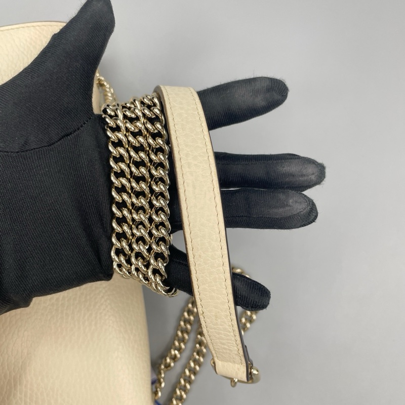 GUCCI 古馳 荔枝紋風琴斜挎包-5