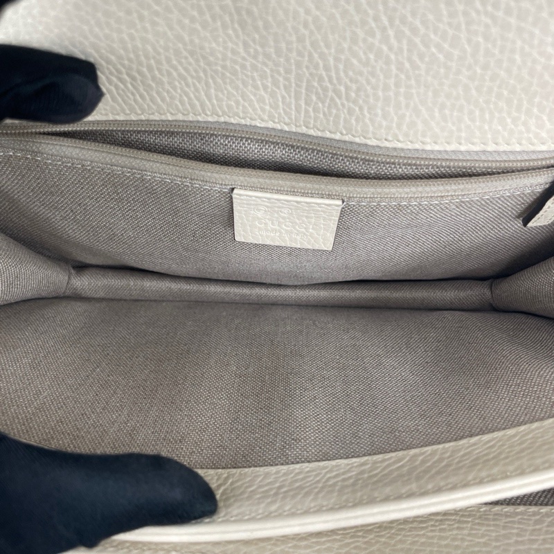 GUCCI 古馳 荔枝紋風琴斜挎包-7