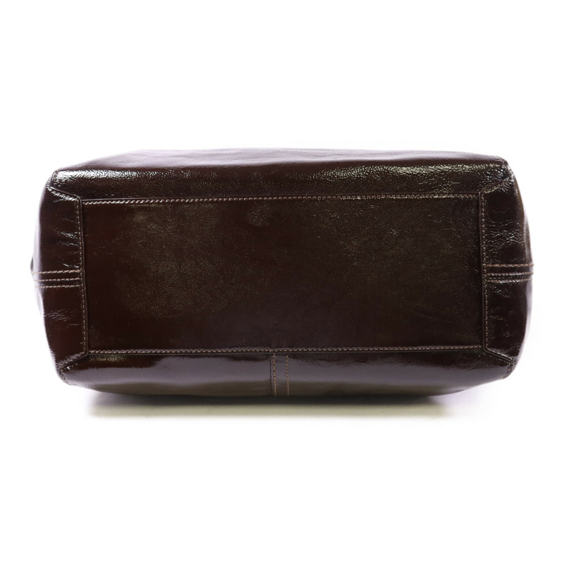 COACH 漆皮皮革Shoulder Bag肩背袋-3