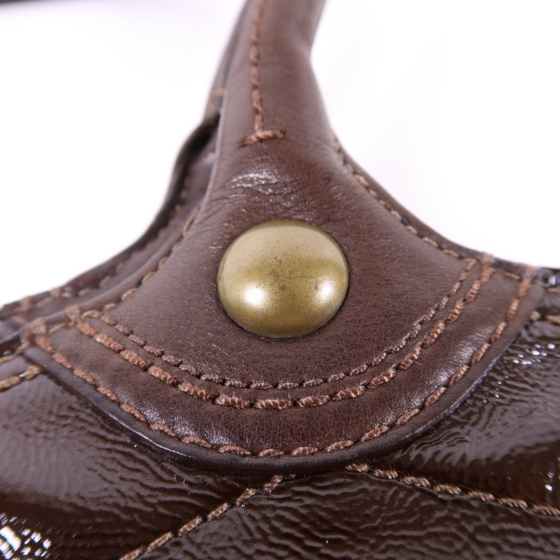 COACH 漆皮皮革Shoulder Bag肩背袋-9