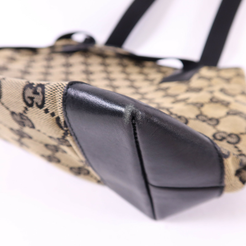 GUCCI 帆布Shoulder Bag銀扣肩背袋-11