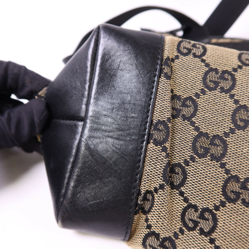 GUCCI 帆布Shoulder Bag銀扣肩背袋-13