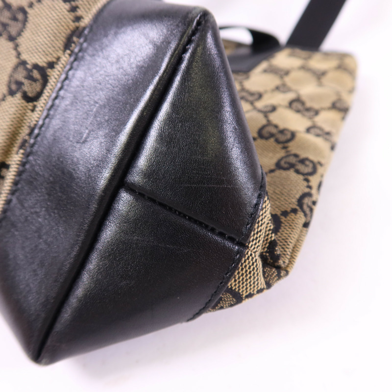 GUCCI 帆布Shoulder Bag銀扣肩背袋-14