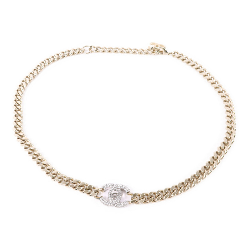 CHANEL 金屬/水晶Chain Belt鍊腰帶-0