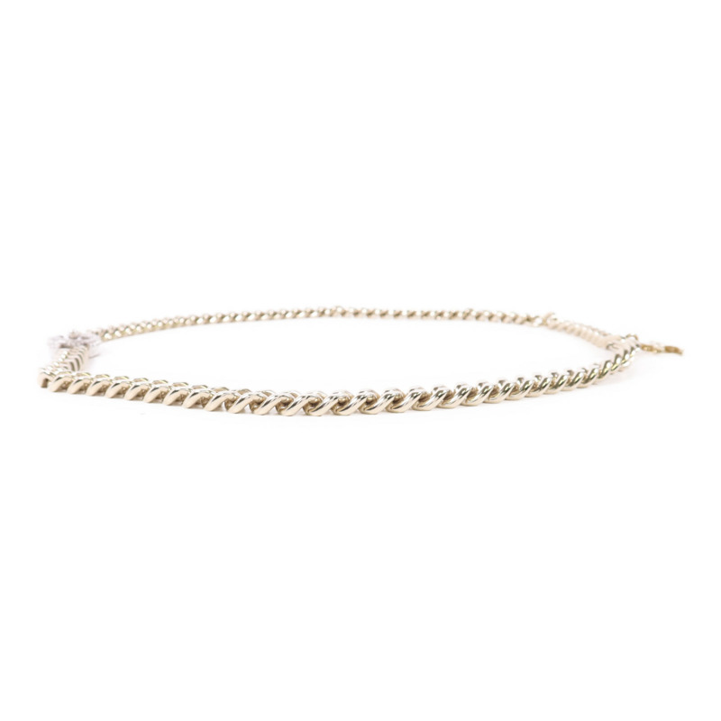 CHANEL 金屬/水晶Chain Belt鍊腰帶-2