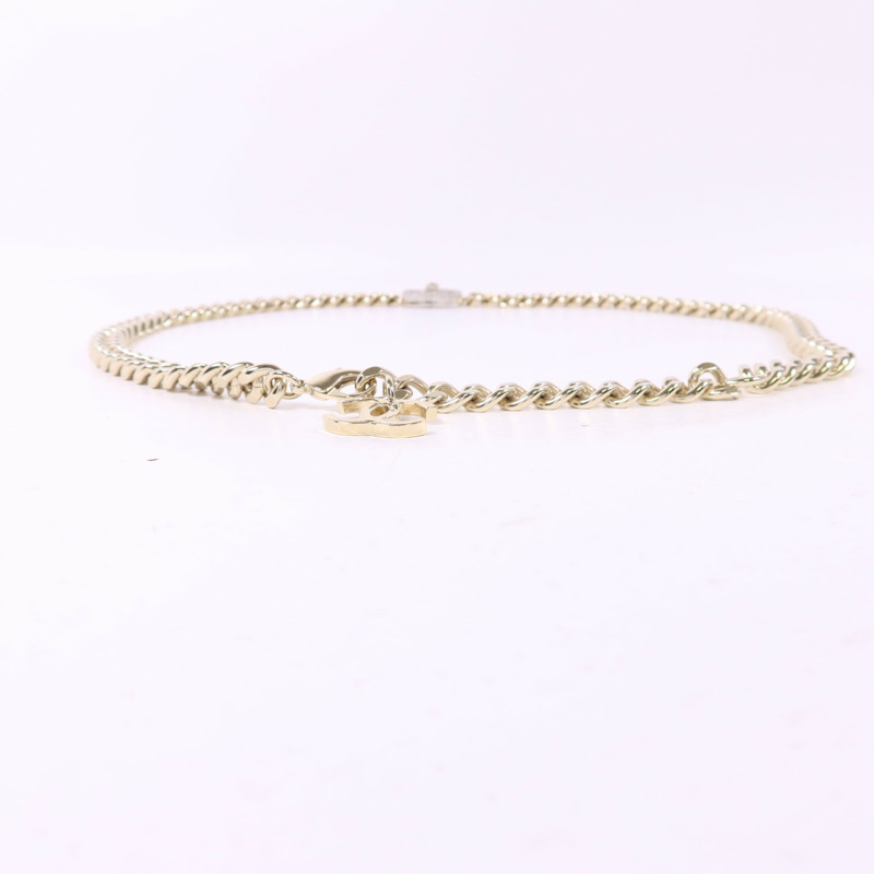 CHANEL 金屬/水晶Chain Belt鍊腰帶-4