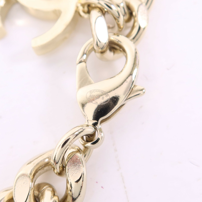 CHANEL 金屬/水晶Chain Belt鍊腰帶-6