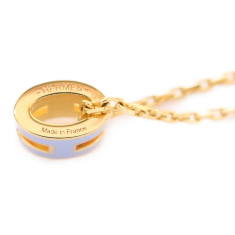 HERMES 金屬Pop H Necklace項鍊-5