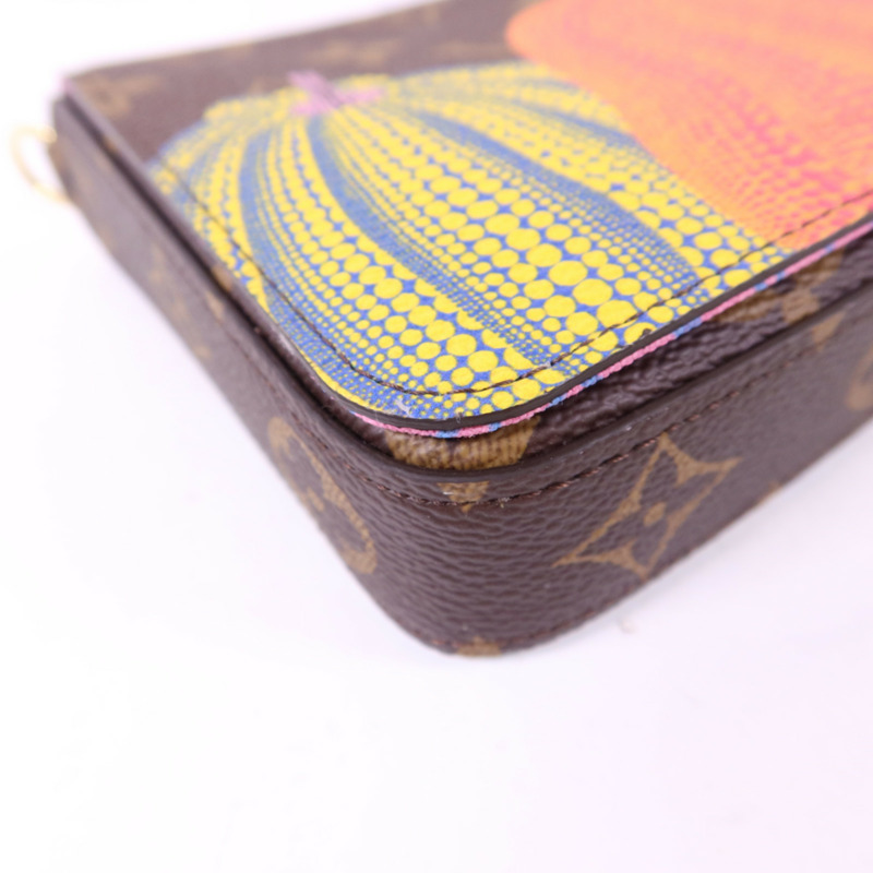 LOUIS VUITTON Monogram LV x YK Felicie Pochette金扣鏈帶肩背袋-15