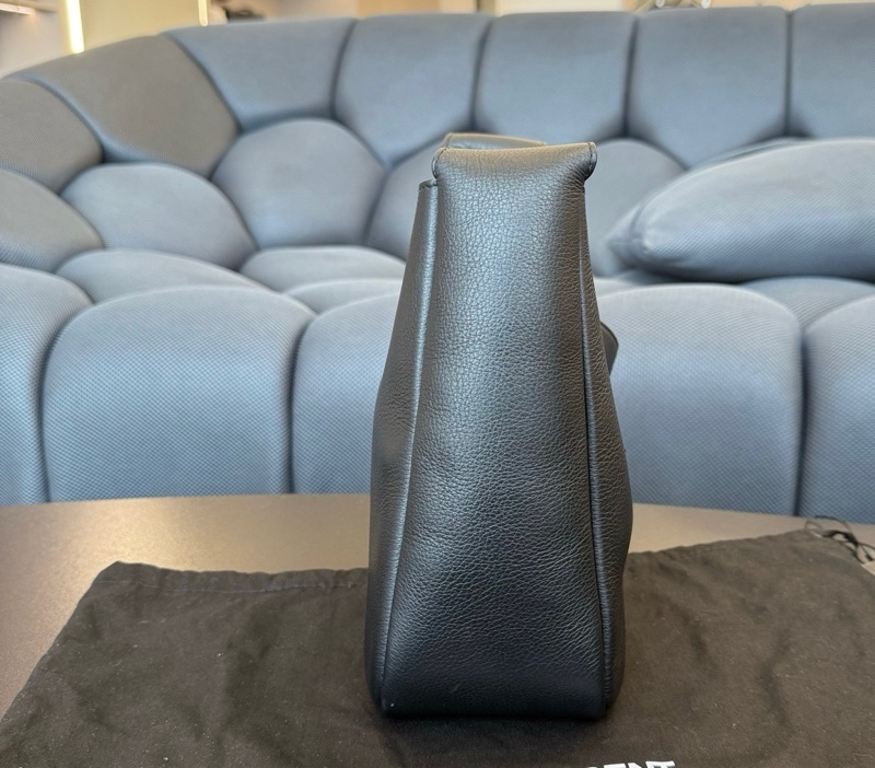 YSL聖羅蘭 hobo水桶包腋下包 黑金小號22-2