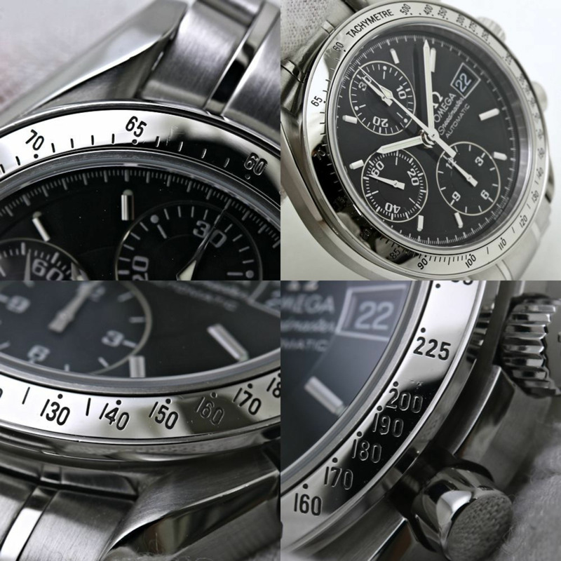 歐米茄超霸系列日期顯示男士腕錶 3513.50.00 不鏽鋼腕錶 40154-5