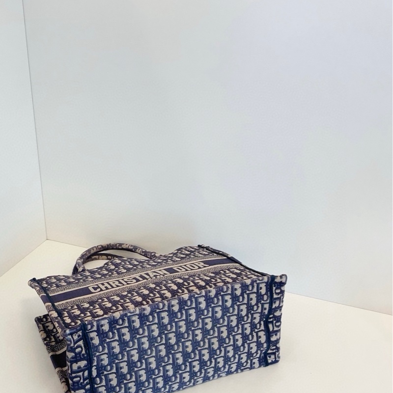 Dior 迪奧 經典老花托特tote中號-5