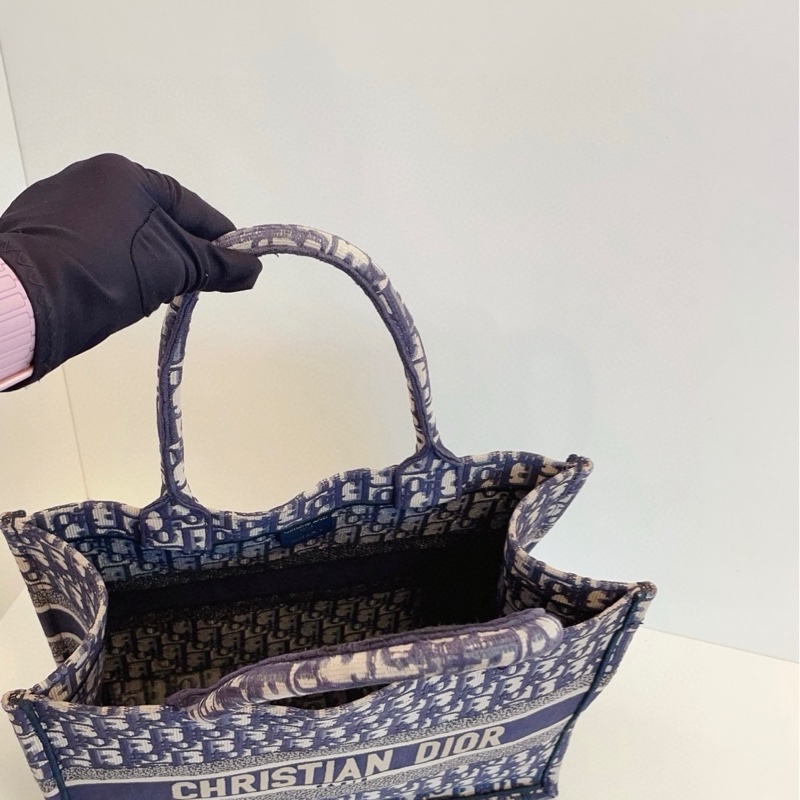 Dior 迪奧 經典老花托特tote中號-6