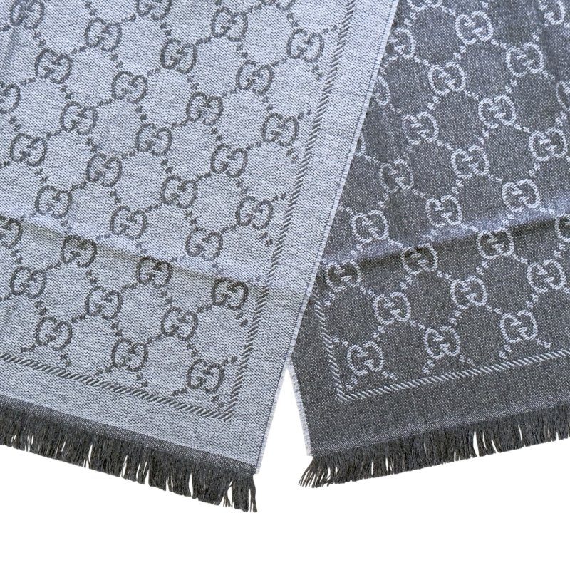 GUCCI GG 雙面 圍巾-4