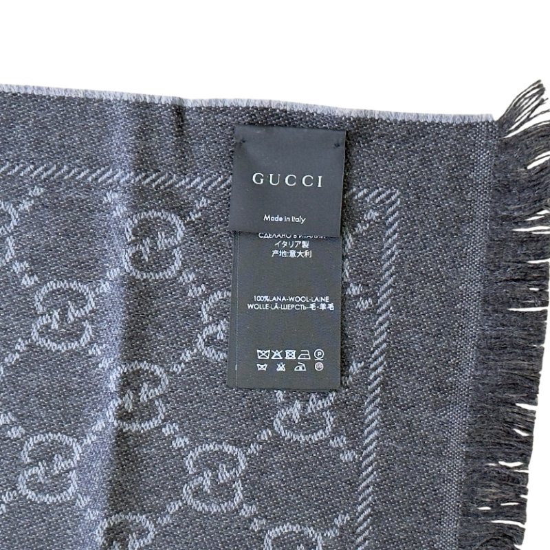 GUCCI GG 雙面 圍巾-5