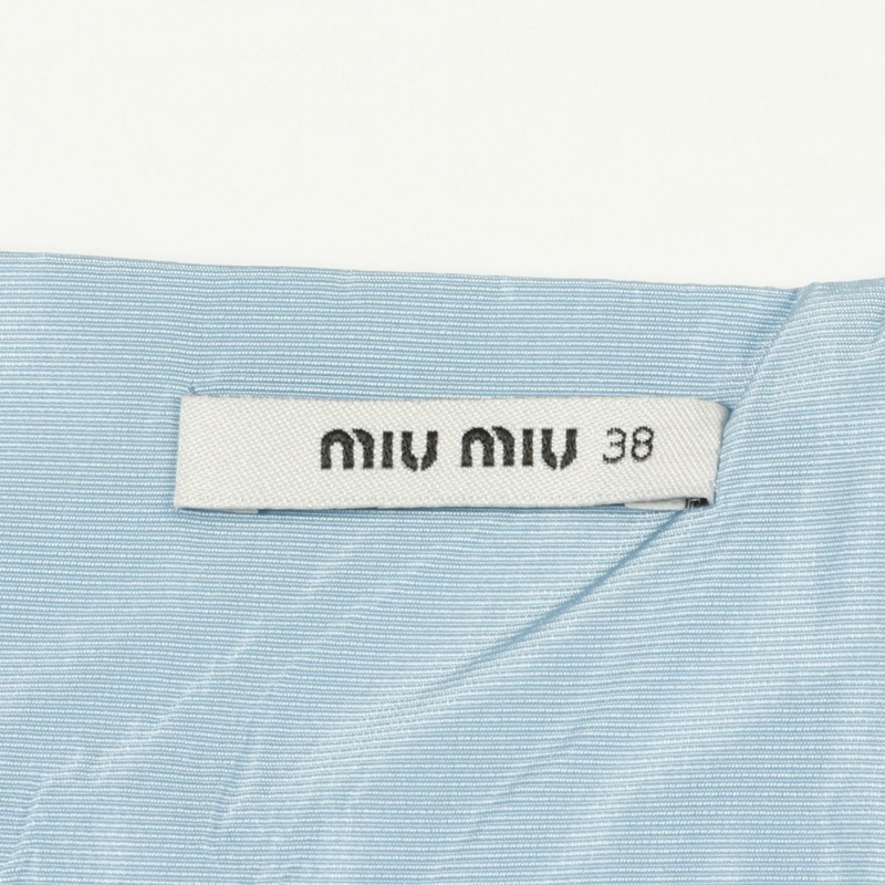 Miu Miu 半身裙 #38 藍色聚酯洋裝 二手女裝-2