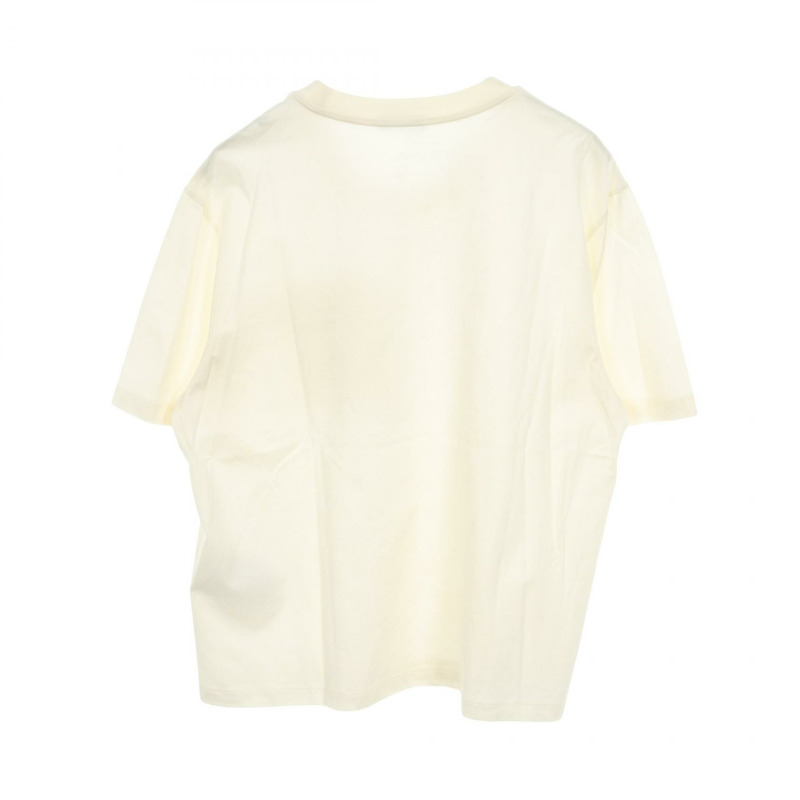 MONCLER Logo T卹 8C00022 純棉 米色 #XS 二手女款-1