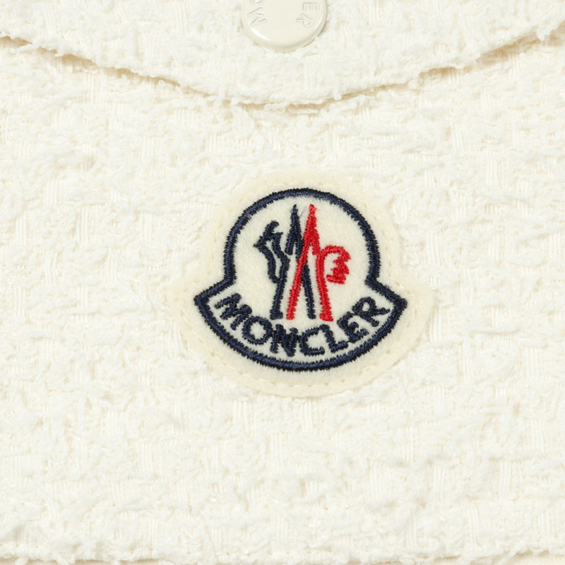 MONCLER Logo T卹 8C00022 純棉 米色 #XS 二手女款-5