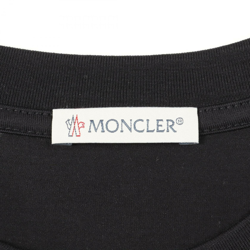 MONCLER Logo 短袖T卹 8C00022 純棉 海軍藍 #S 二手 女款-2