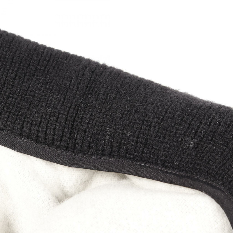 MONCLER 針織披肩斗篷，附流蘇，羊毛尼龍材質，黑色 #UNI 二手 女款-7