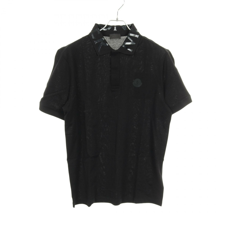 MONCLER Polo衫 8A00004 純棉 黑色 #M 二手男款-0