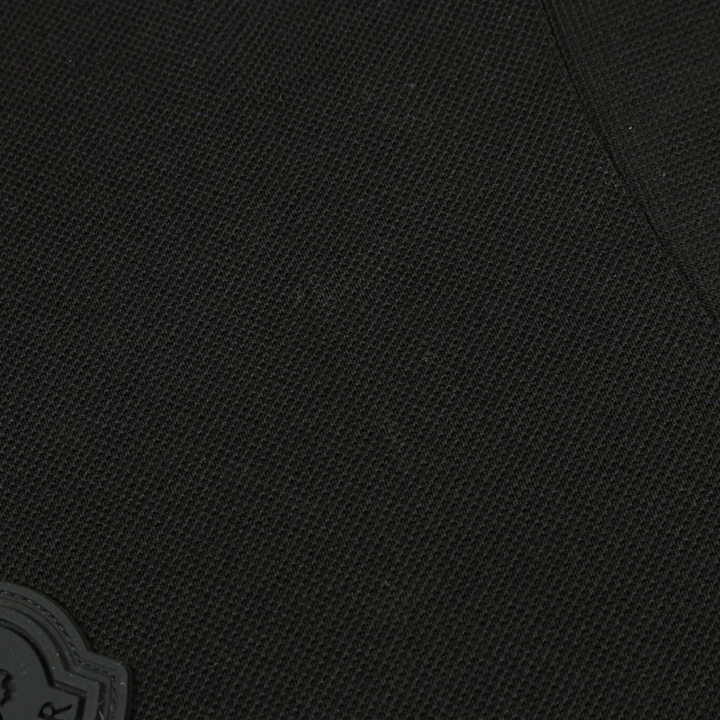 MONCLER Polo衫 8A00004 純棉 黑色 #M 二手男款-6