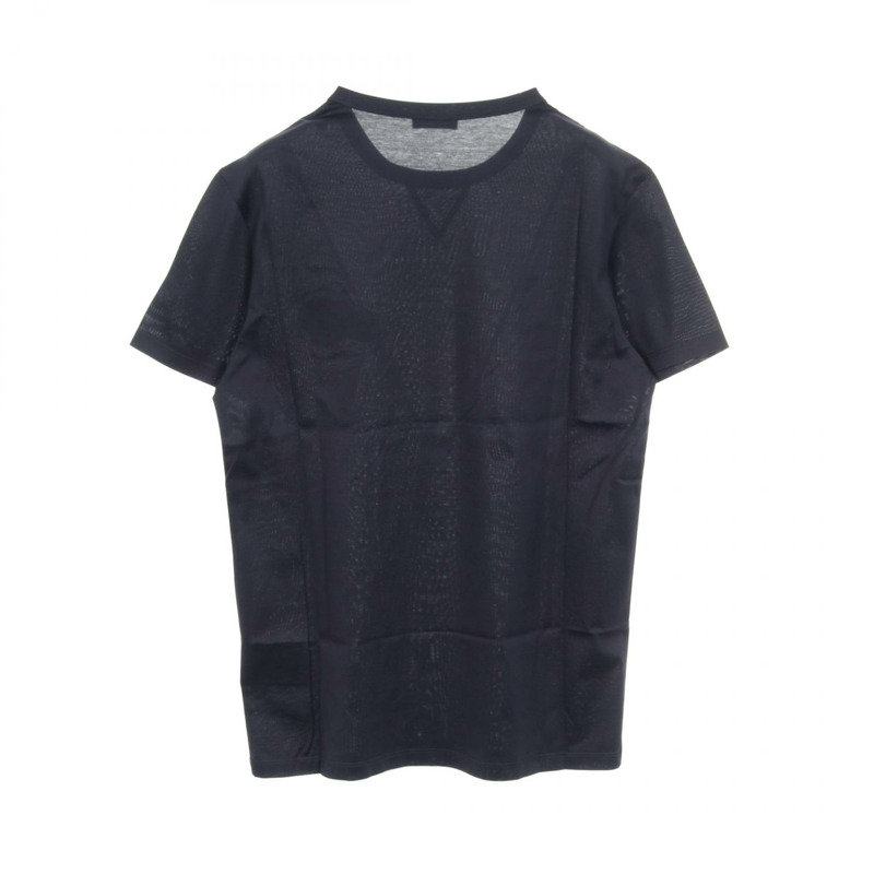 MONCLER 標誌純棉T卹,海軍藍,M碼,二手男款-1