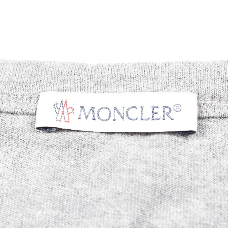 MONCLER 標誌T卹，純棉材質，灰色、紅色、海軍藍三色可選，L碼，二手男款。-2
