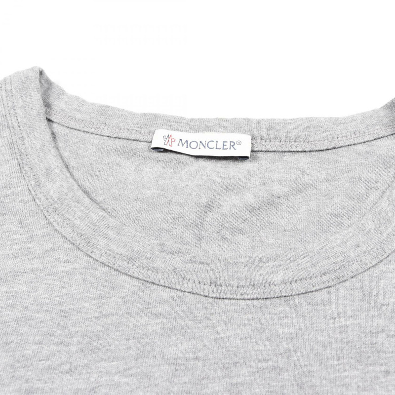 MONCLER 標誌T卹，純棉材質，灰色、紅色、海軍藍三色可選，L碼，二手男款。-7