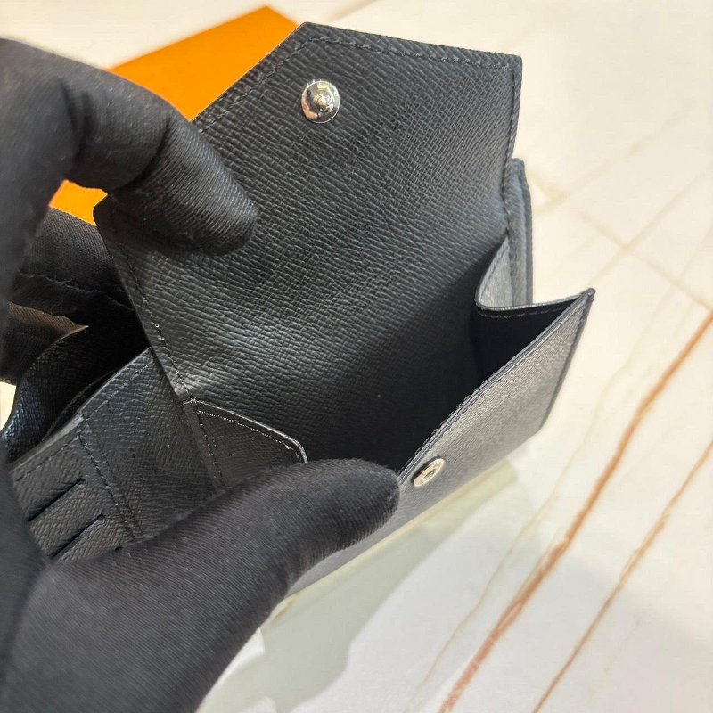 *SHIHNA名牌精品*Louis Vuitton路易威登 經典MARCO系列Eclipse帆布摺疊短夾-6