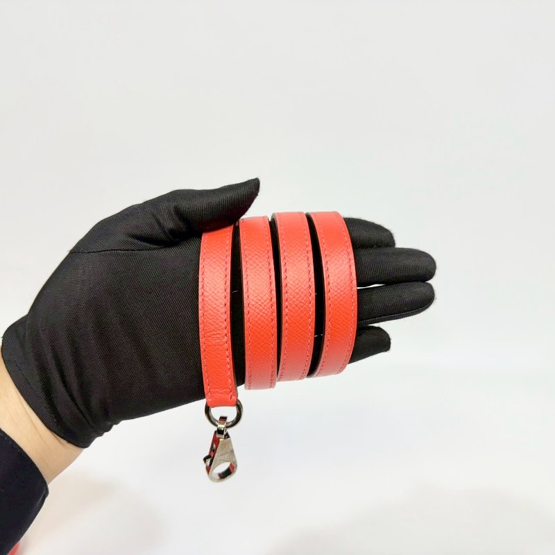 HermesT5玫瑰粉Epsom牛皮銀釦Bolide27手提側背H041693-9