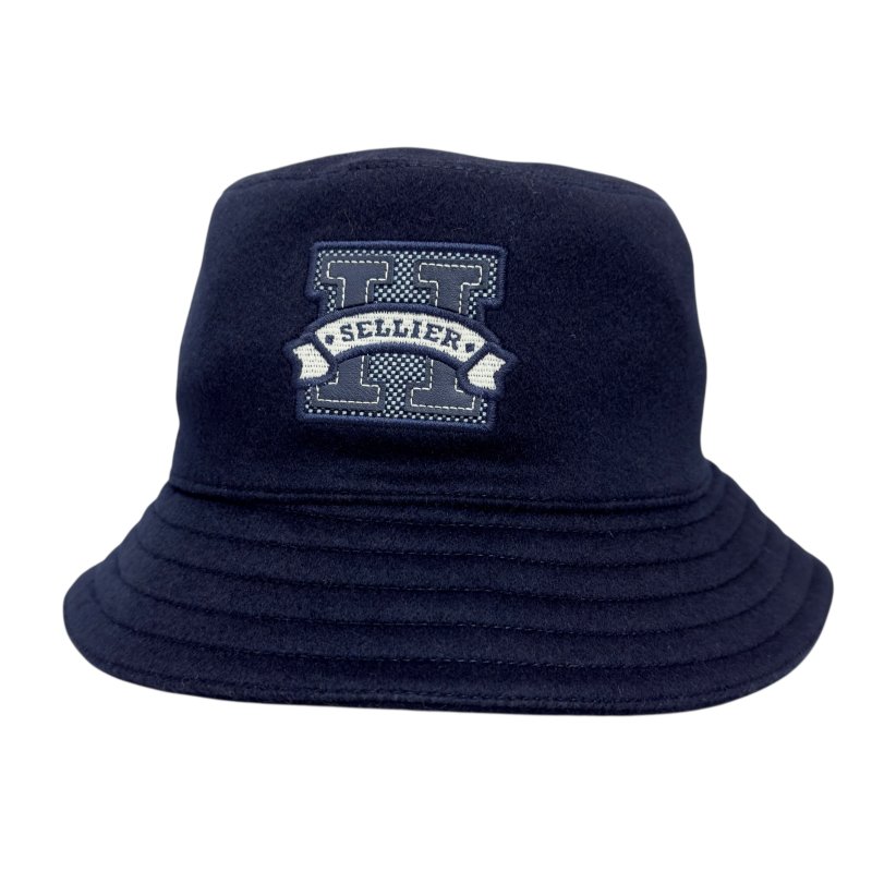 HERMES Harper H Sellier 純羊絨 漁夫帽-0