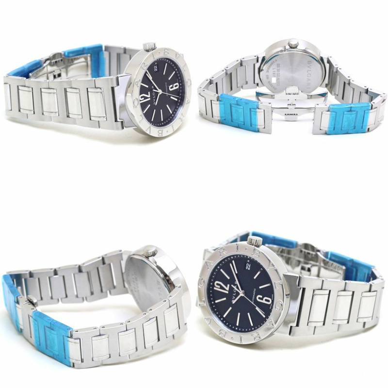 寶格麗 (BVLGARI) 男士自動機械不鏽鋼腕錶 BB38BSSD N BB38SSAUTO 40152-2