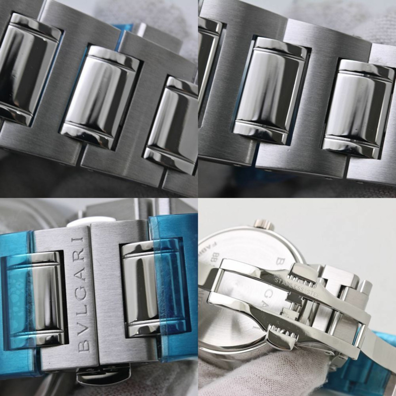 寶格麗 (BVLGARI) 男士自動機械不鏽鋼腕錶 BB38BSSD N BB38SSAUTO 40152-7