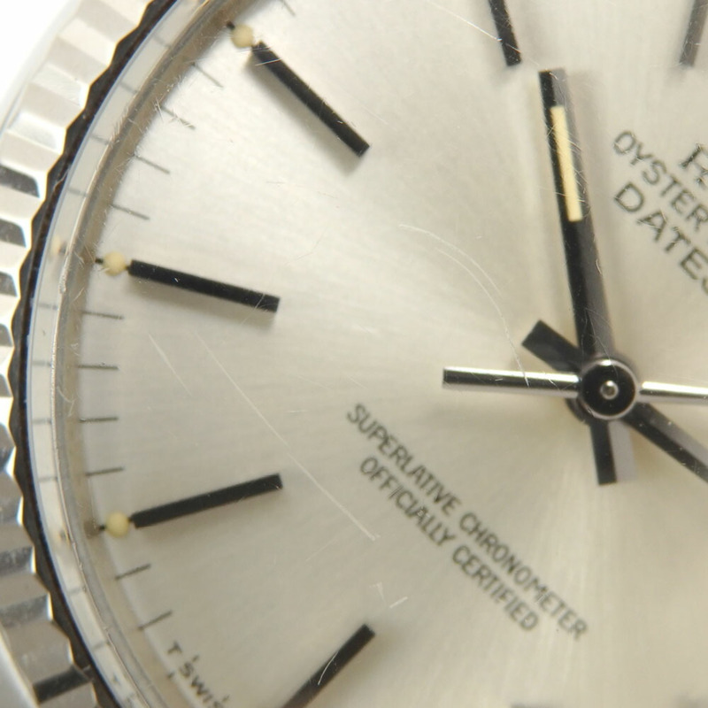 勞力士 Datejust 男士 16014 自動上鍊不鏽鋼白金腕錶 A2246377-2