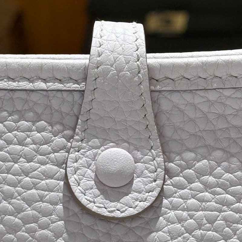 【現貨|快速出貨】Hermès 愛馬仕 Evelyne 16 Mini TPM 夢幻紫|W刻2024年|銀釦斜背包|附原廠配件-8