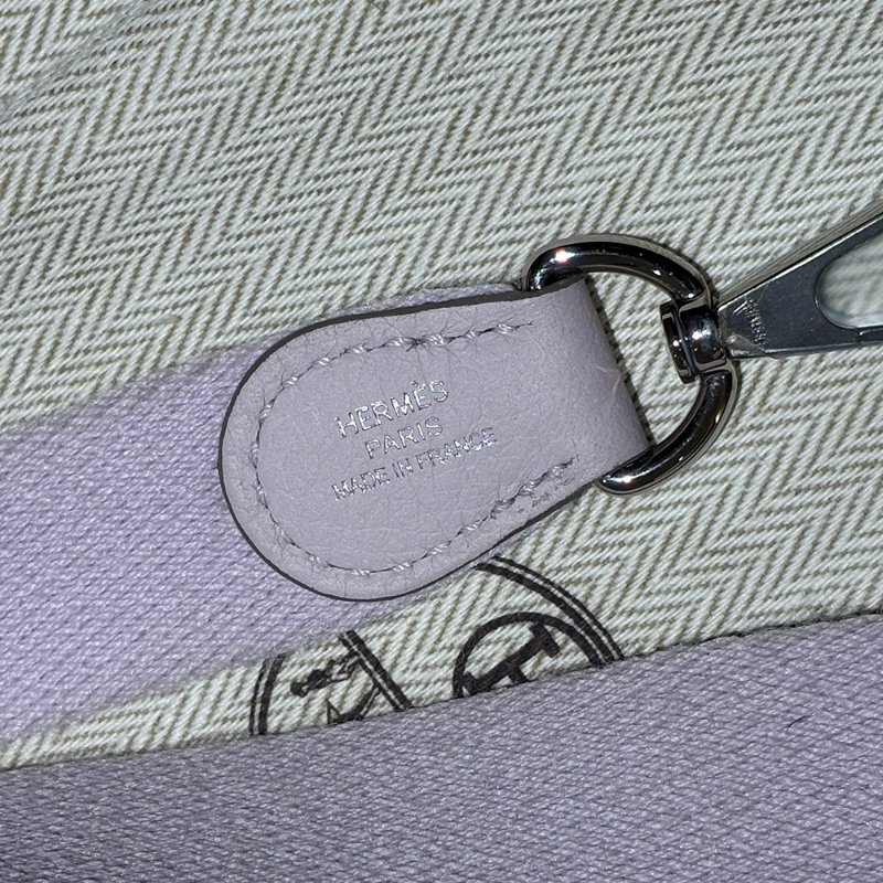 【現貨|快速出貨】Hermès 愛馬仕 Evelyne 16 Mini TPM 夢幻紫|W刻2024年|銀釦斜背包|附原廠配件-11