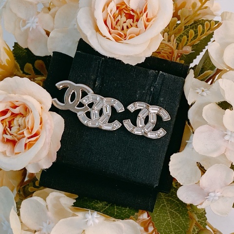 MS0381 CHANEL 香奈兒單logo跟雙logo 耳環SINGLE AND DOUBLE CC LOGO EARRINGS