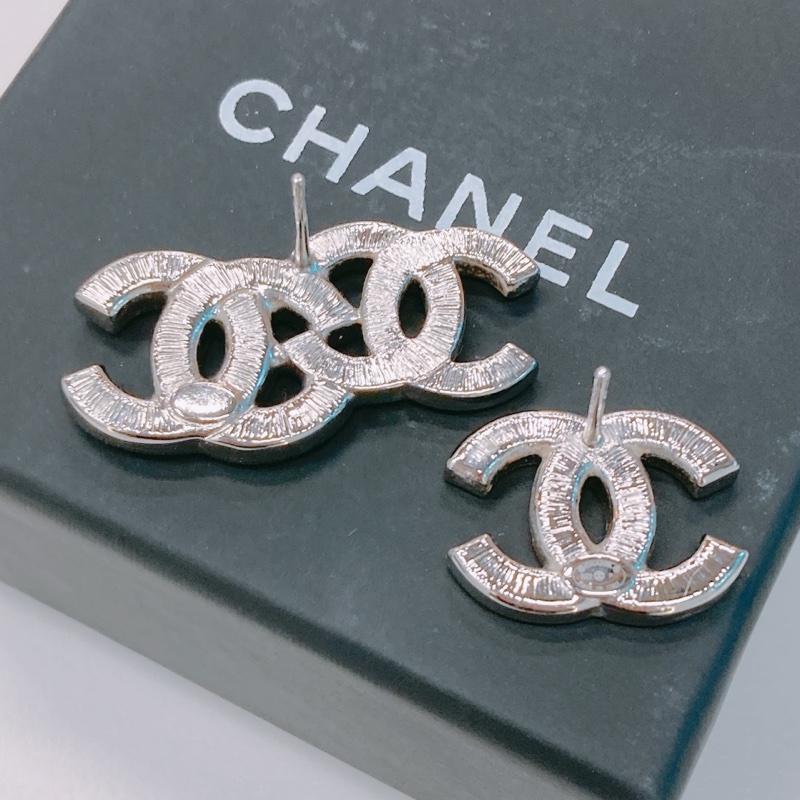 MS0381 CHANEL 香奈兒單logo跟雙logo 耳環SINGLE AND DOUBLE CC LOGO EARRINGS-14