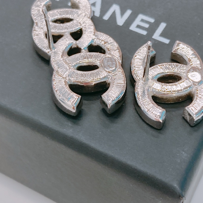 MS0381 CHANEL 香奈兒單logo跟雙logo 耳環SINGLE AND DOUBLE CC LOGO EARRINGS-16