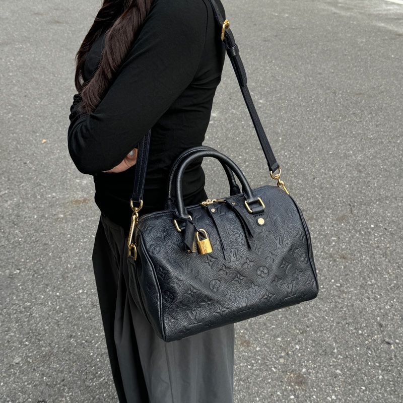 （極新🎁） LV Speedy 25 全牛皮 專櫃12萬！-1