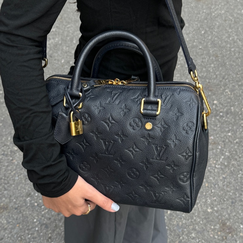 （極新🎁） LV Speedy 25 全牛皮 專櫃12萬！-6