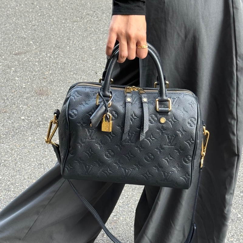 （極新🎁） LV Speedy 25 全牛皮 專櫃12萬！-28