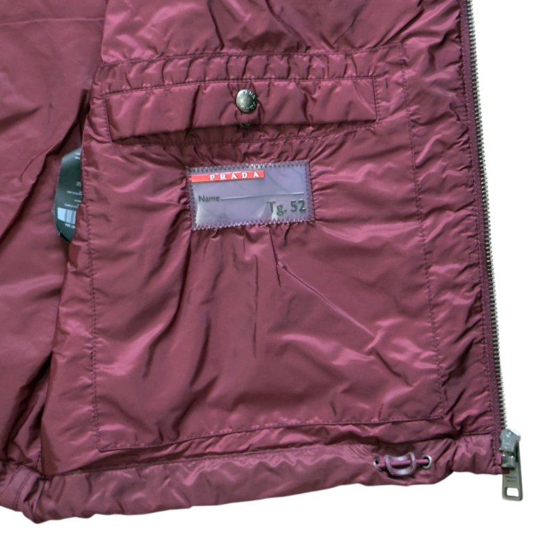 PRADA 三角標 背心 拉鏈外套-8