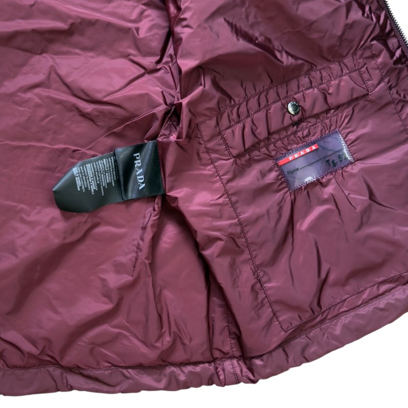 PRADA 三角標 背心 拉鏈外套-9